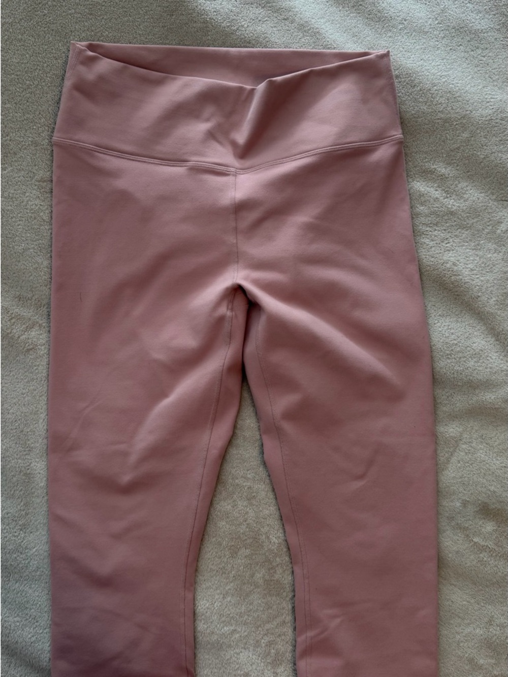 Fabletics Dusty Pink High-Waist Leggings - Large